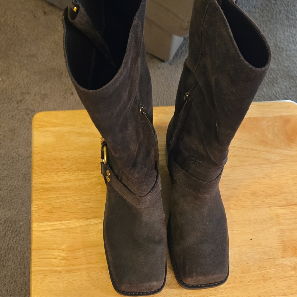 Michael Kors Brown Heeled Boots Chic Design